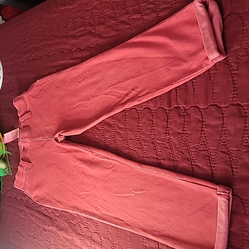 Red stretch Jeggings